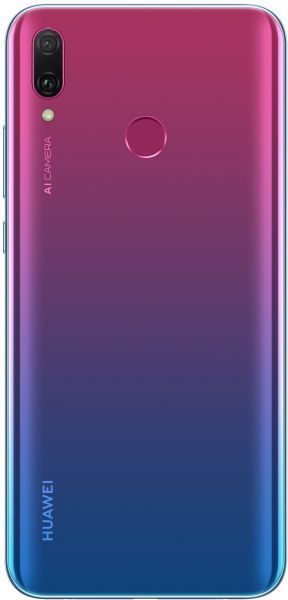 Huawei Y9 2019 Dual SIM - 128GB, 4GB RAM, 4G LTE, Aurora Purple